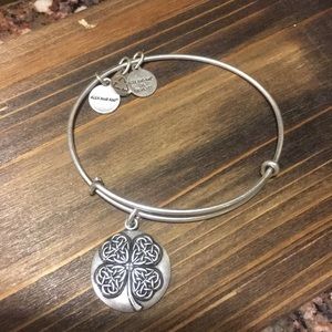 Alex & Ani four leaf clover bracelet